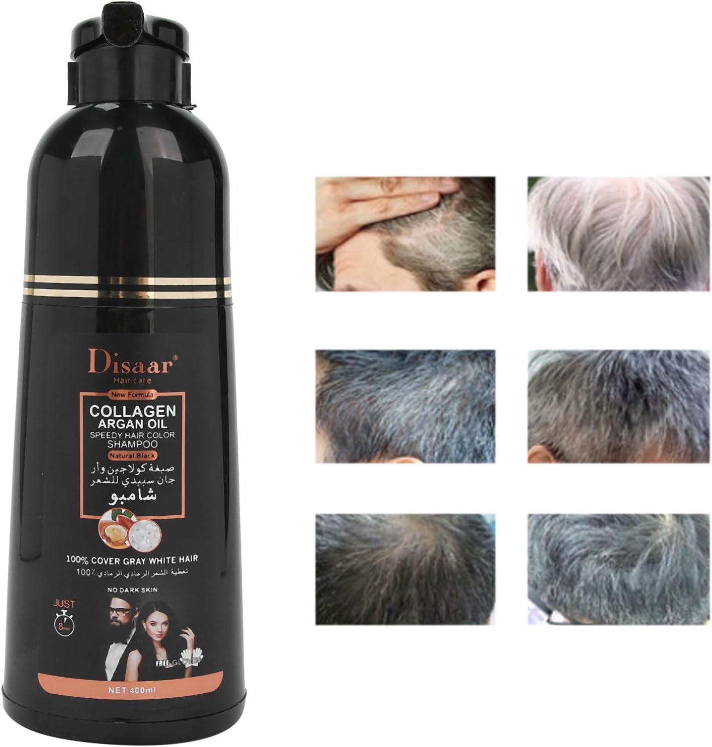 champú para coloración de cabello rápida